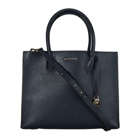 michael kors blue handbag|michael kors navy blue tote.